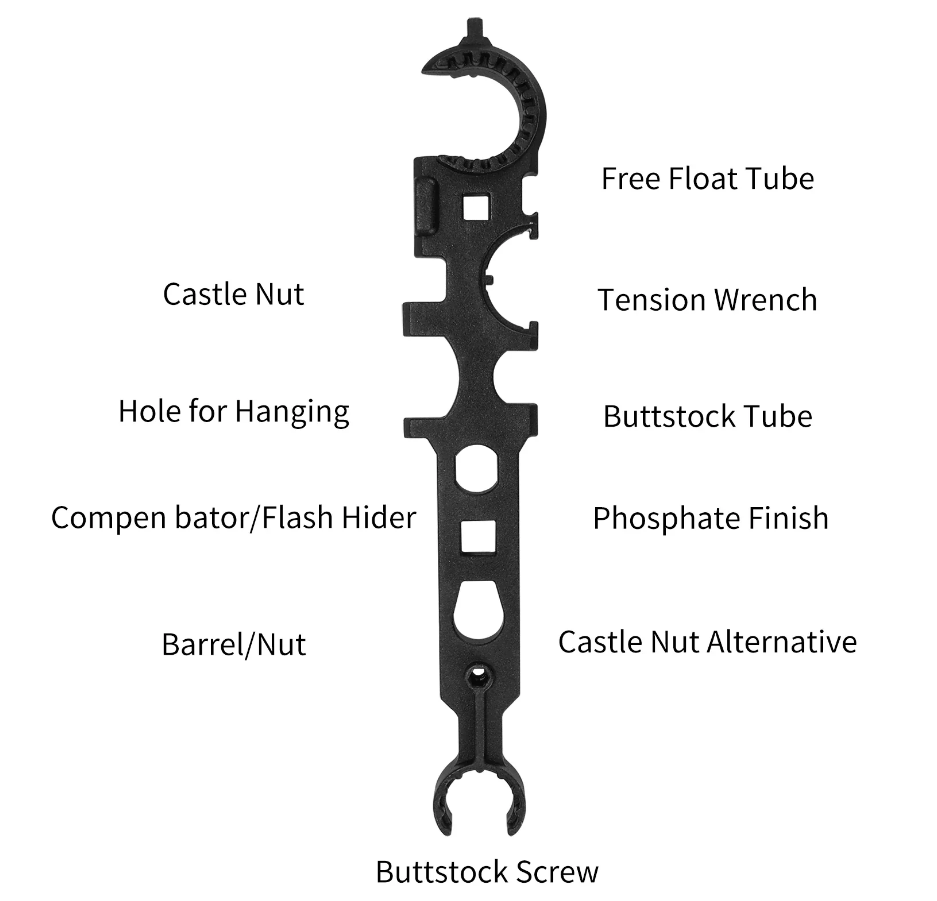 Multi Functional Wrench Steel Tool