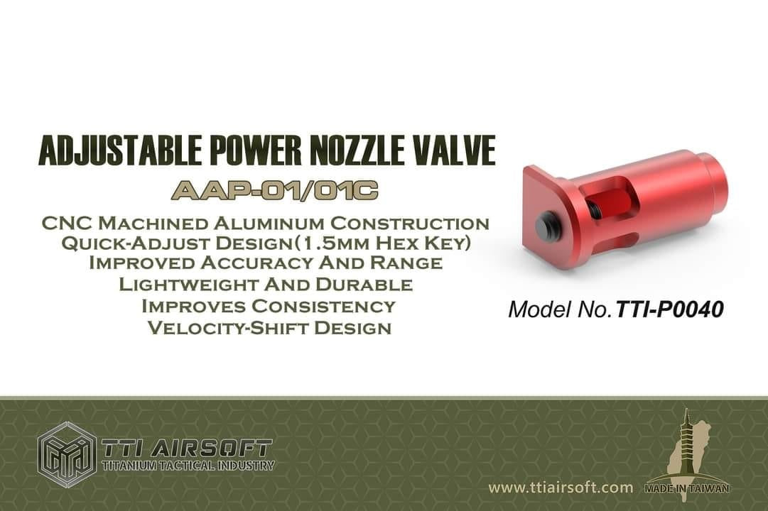 Adjustable Power Nozzle Valve For AAP01/01C