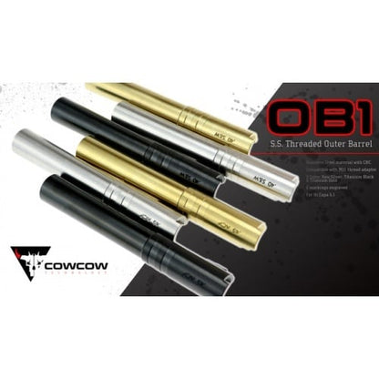 Canon externe fileté OB1 5.1 SS (calibre .45) - Arc-en-ciel