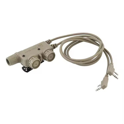Tactical Dual Communication U94 V2 PTT-Kenwood – Desert