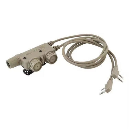 Tactical Dual Communication U94 V2 PTT-Kenwood  Desert