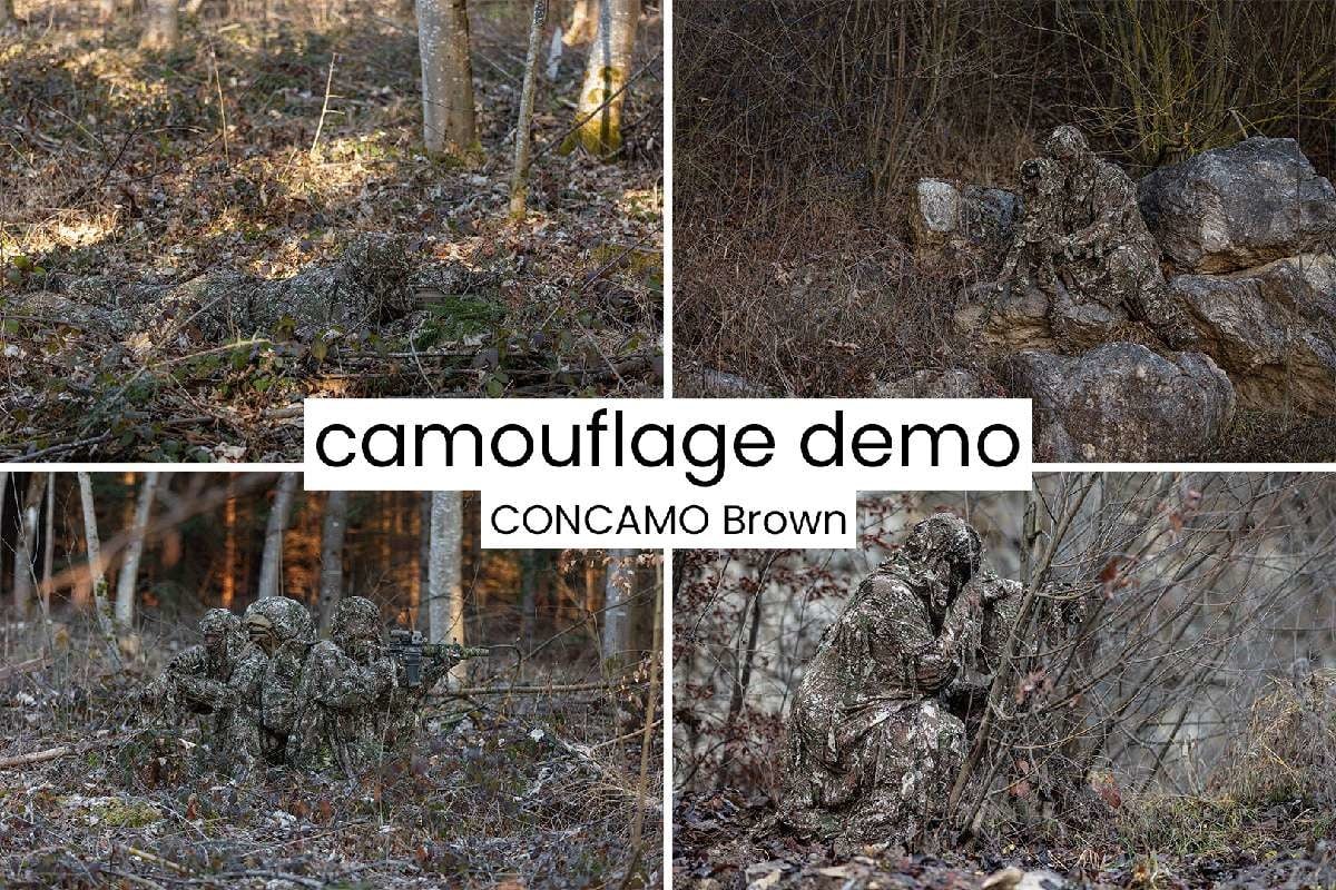Camouflage ConCamo marron pour fusil