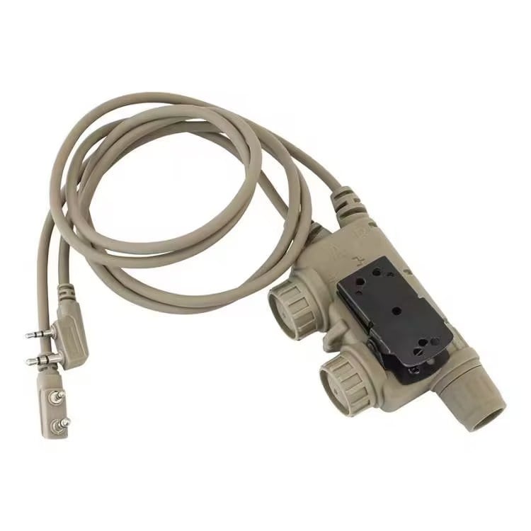 Tactical Dual Communication U94 V2 PTT-Kenwood  Desert