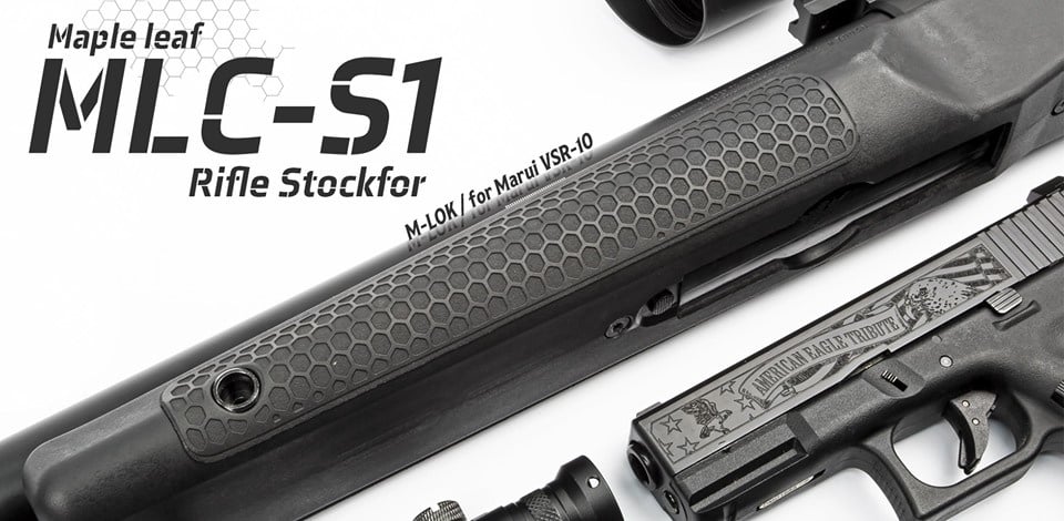 VSR-10 /SSG10 MLC-S1 Stock - Black