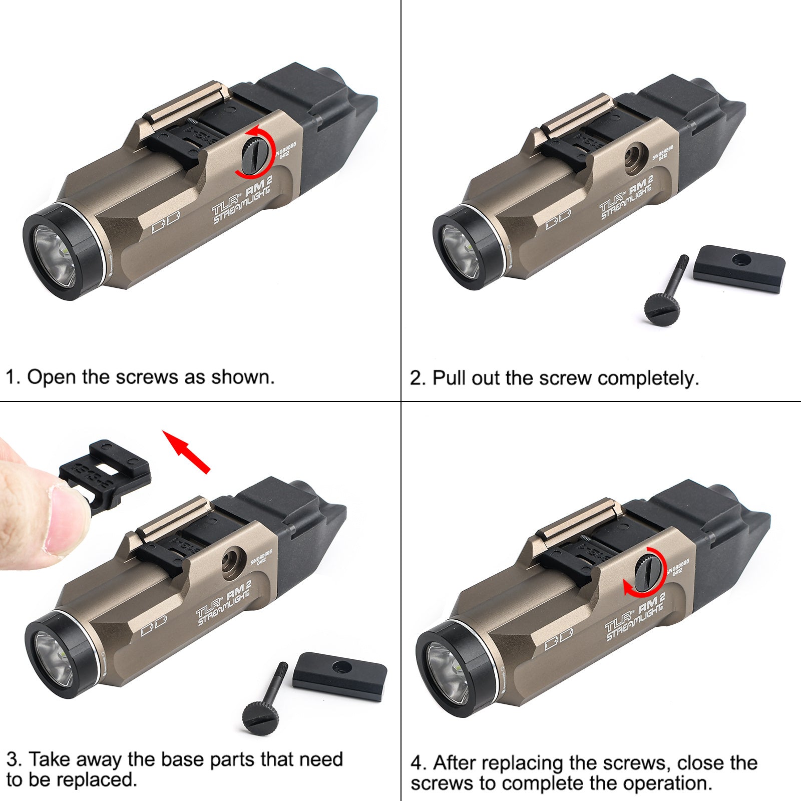 T RM 2 Rail Mounted Tactical Lighting System - DE