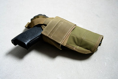 Universal Pistol Holster For Molle And Belt