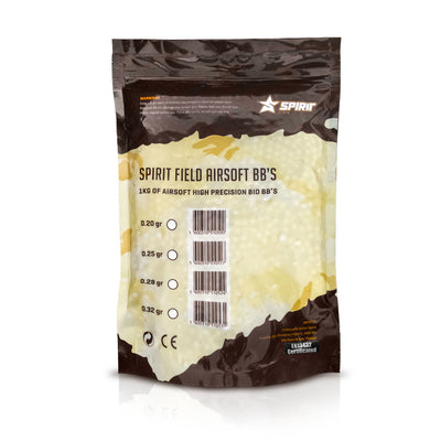 BBs Spirit Field BIO 0.20gr 1Kg/5000rnds Bag