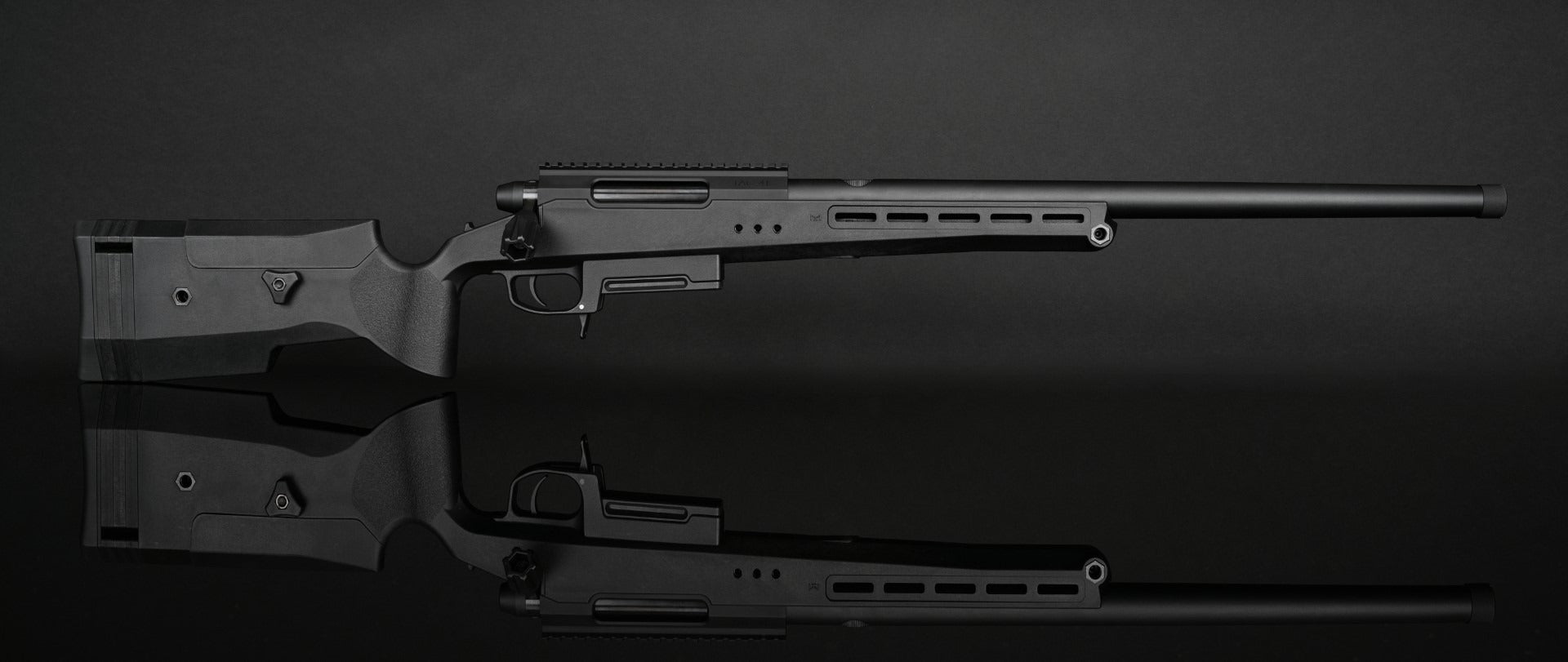 Carabine à verrou TAC-41P, crosse polymère classique, version sport, noire