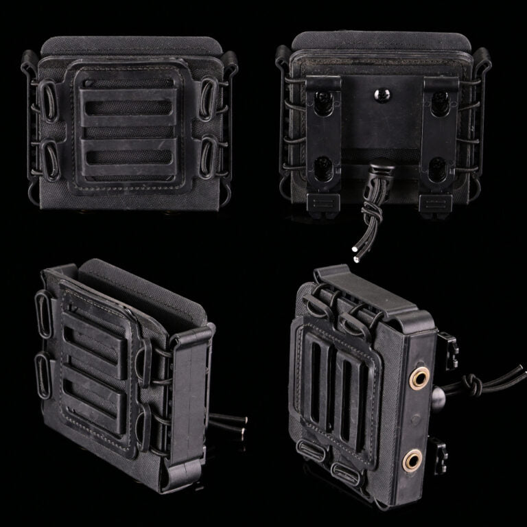 Hard Shell Pouch for .338 mags (SRS, TAC-41 Long, VKS) Black