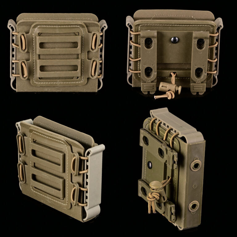 Hard Shell Pouch for .338 mags (SRS, TAC-41 Long, VKS) FDE