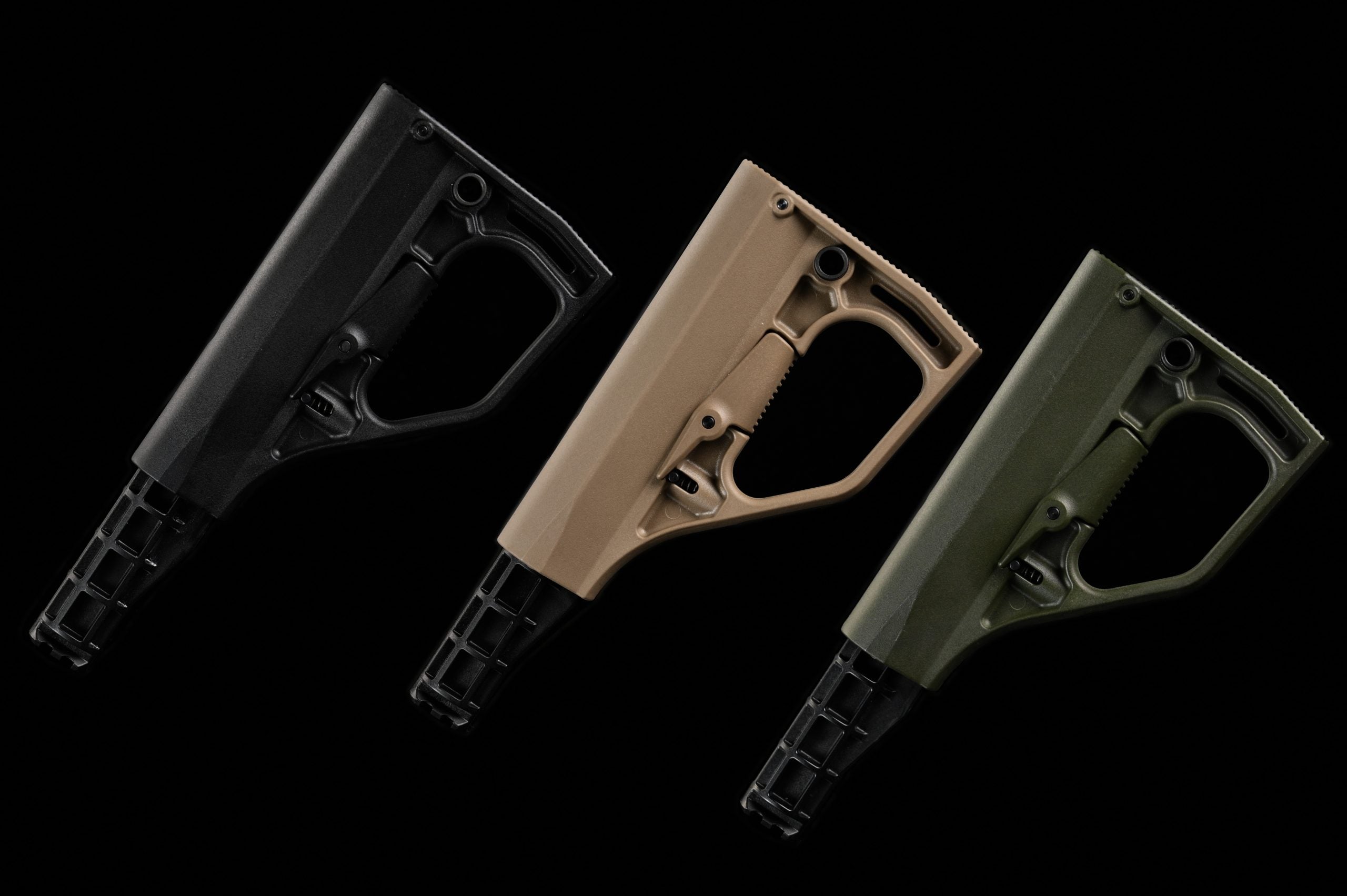 TAC-41, Buffer B1 Picatinny stock, FDE