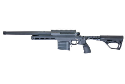TAC-41-A2B Bolt Action Rifle, aluminium chassis & Buffer stock, Black