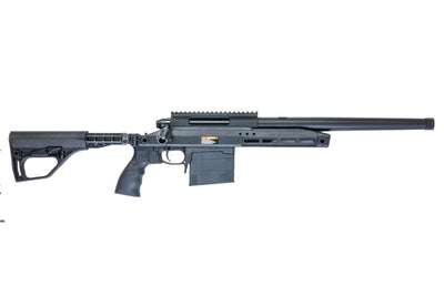TAC-41-A2B Bolt Action Rifle, aluminium chassis & Buffer stock, Black