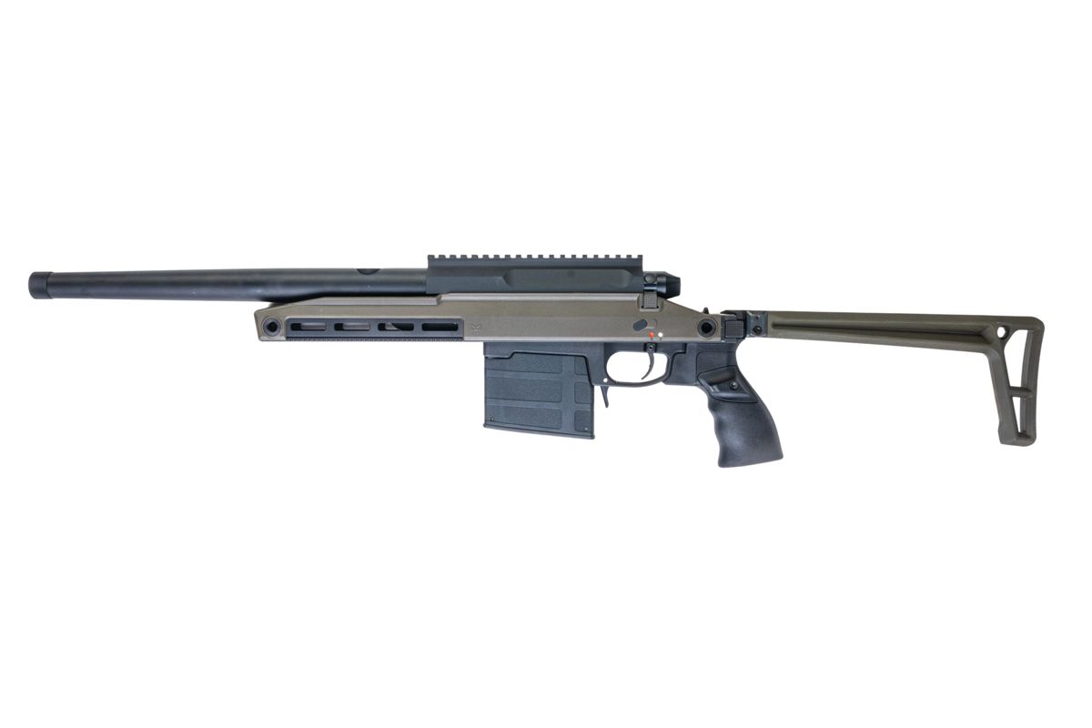 TAC-41-A2 L Bolt Action Rifle, aluminium chassis & Lite stock, Green