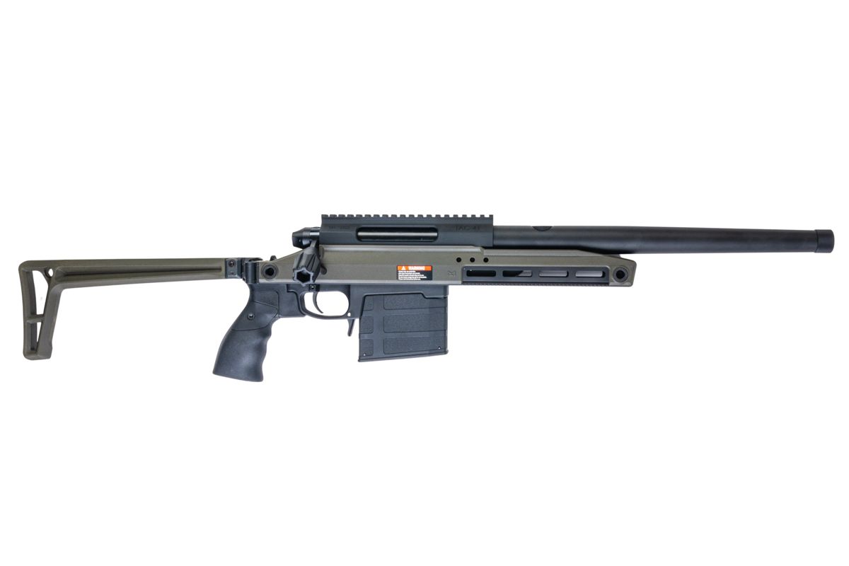 TAC-41-A2 L Bolt Action Rifle, aluminium chassis & Lite stock, Green