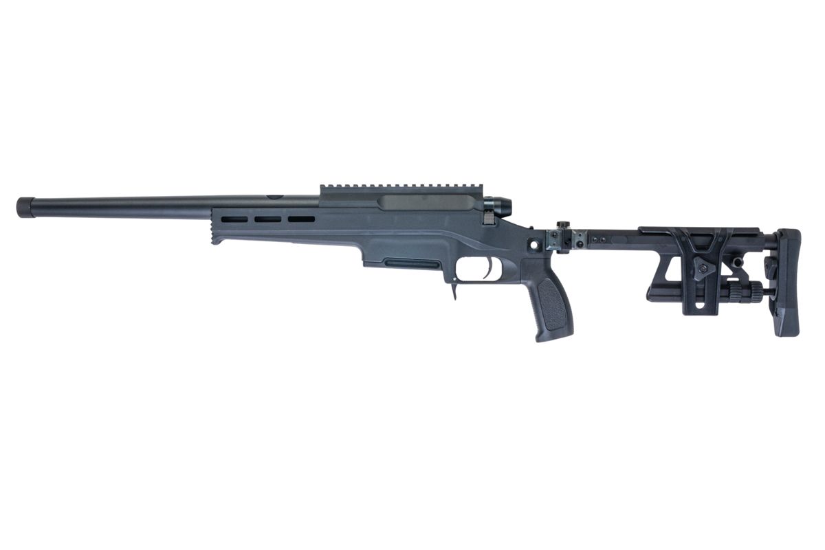 TAC-41L Bolt Action Rifle, Lite chassis & Aluminium stock, Black
