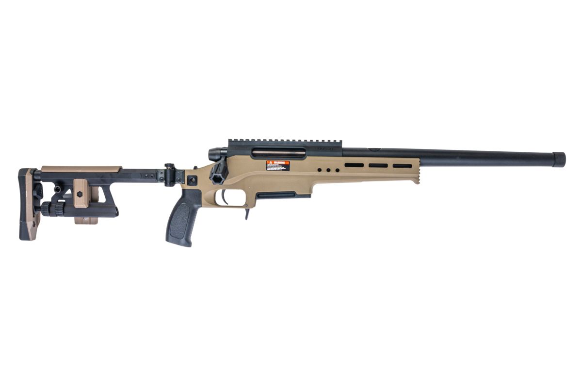 TAC-41L Bolt Action Rifle, Lite chassis & Aluminium stock, FDE