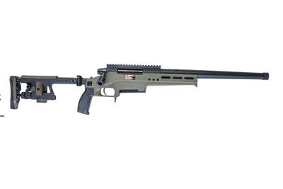TAC-41L Bolt Action Rifle, Lite chassis & Aluminium stock, Green