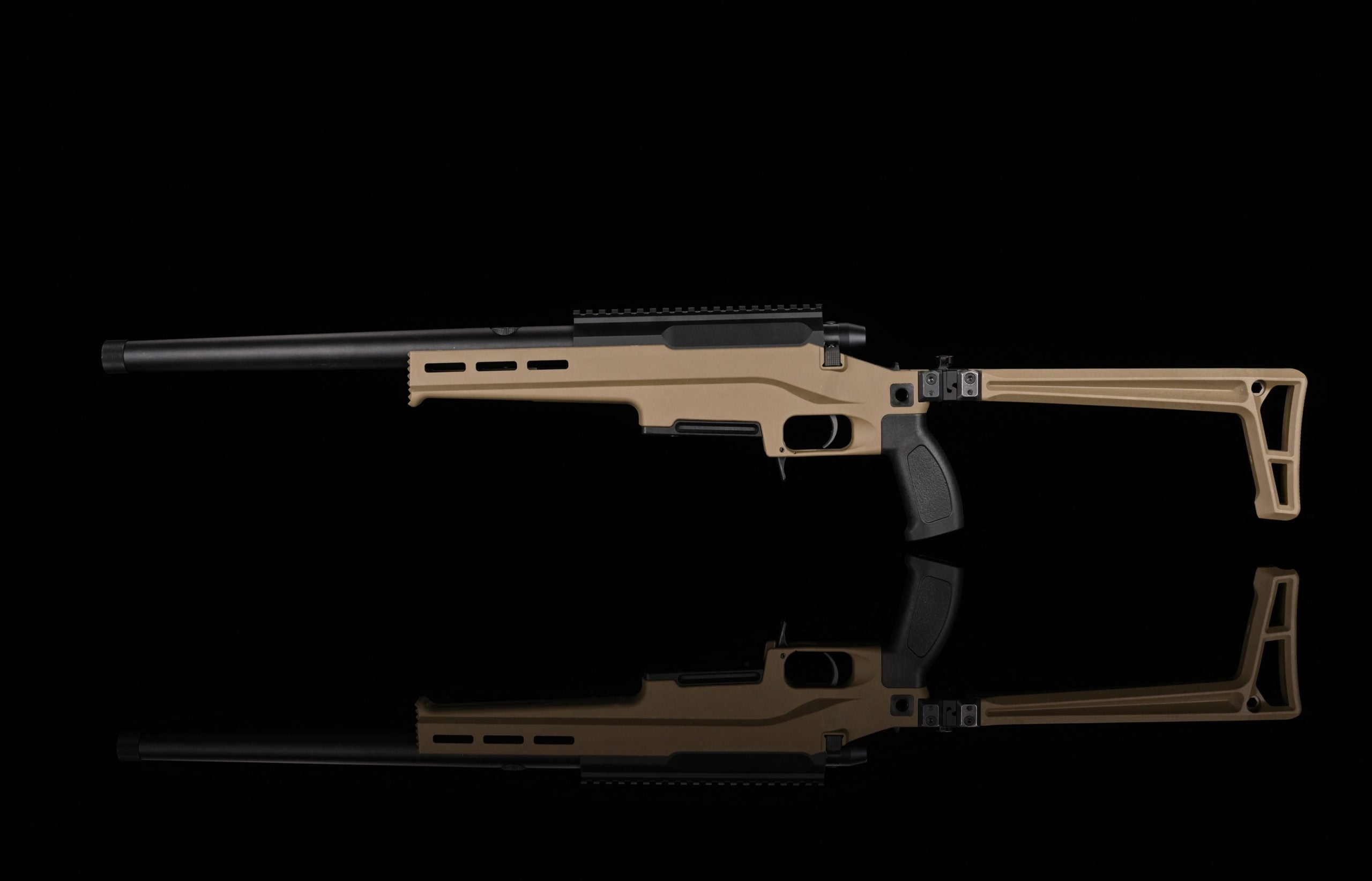 TAC-41L Bolt Action Rifle, Lite chassis & Lite stock, FDE