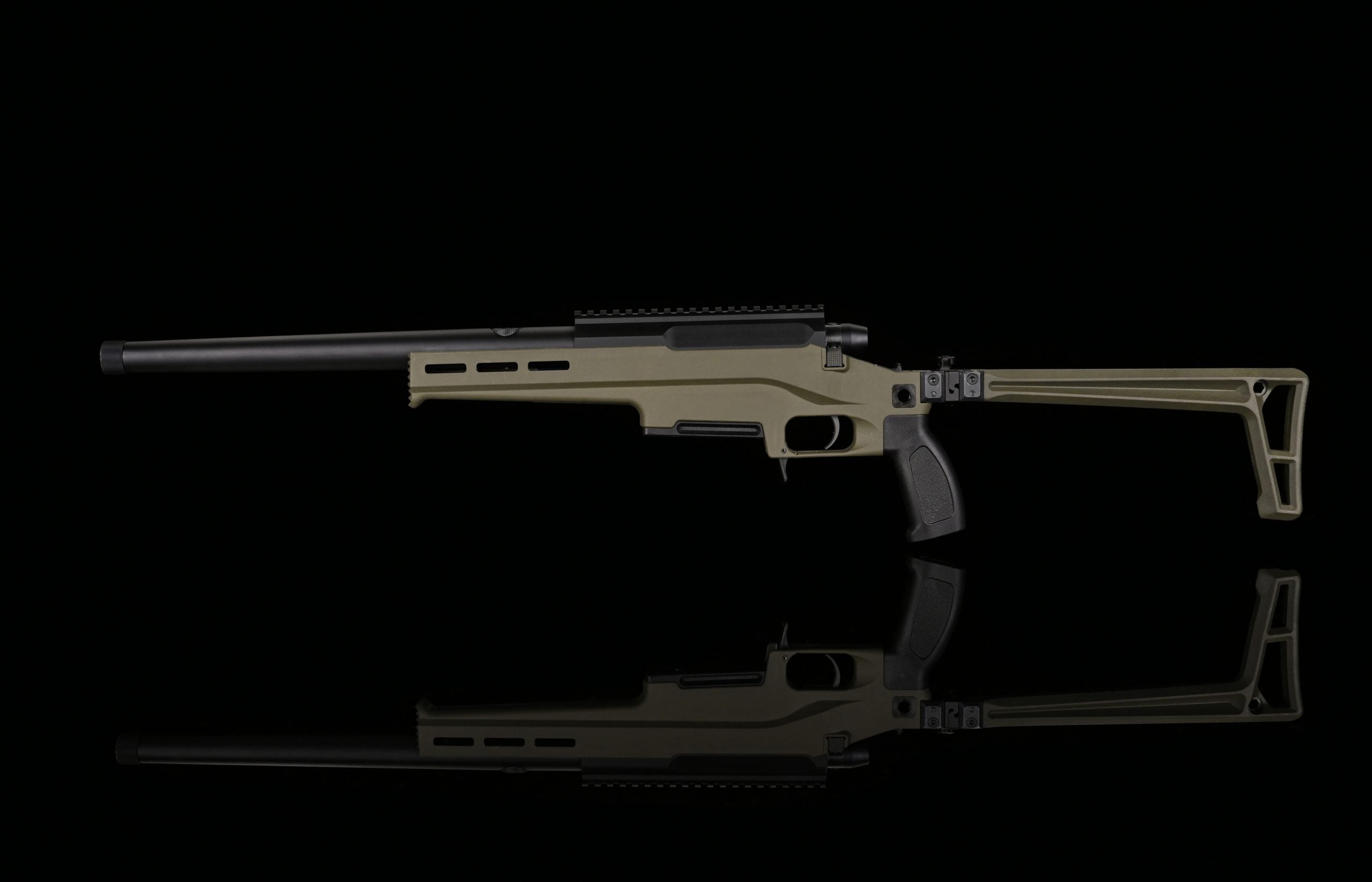 TAC-41L Bolt Action Rifle, Lite chassis & Lite stock, Green