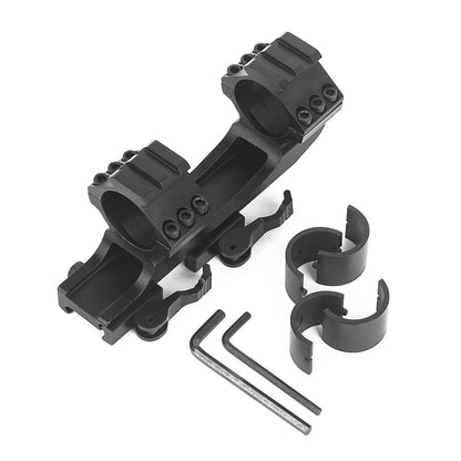 Rail supérieur, anneau d'extension 25,4 mm-30 mm, fixation QD 