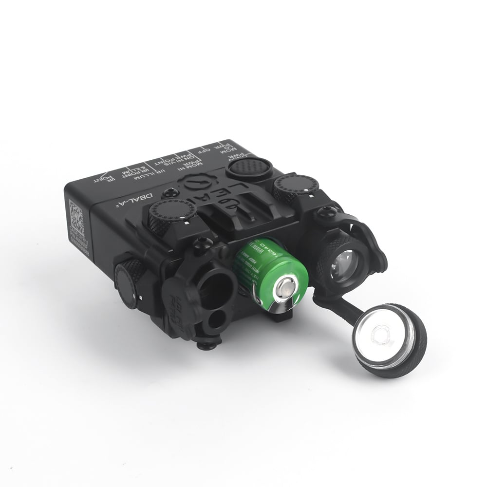 Tactical PEQ DBAL-A2 Red+IR Laser & White Light  - Black