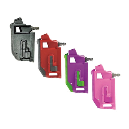 AAP-01 / G-Serie HPA M4 AEG Magazin 90°-Winkeladapter - Rot / Schwarz