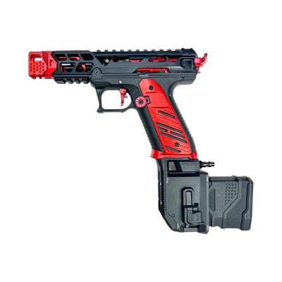 AAP-01 / G-Series HPA M4 AEG Magazine 90° Angled Adapter - Red / Black