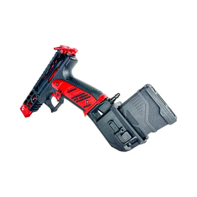 AAP-01 / G-Series HPA M4 AEG Magazine 90° Angled Adapter - Red / Black