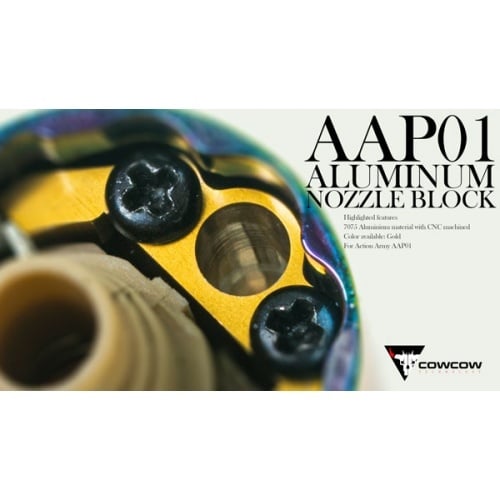 AAP-01 Aluminum Nozzle Block - Gold