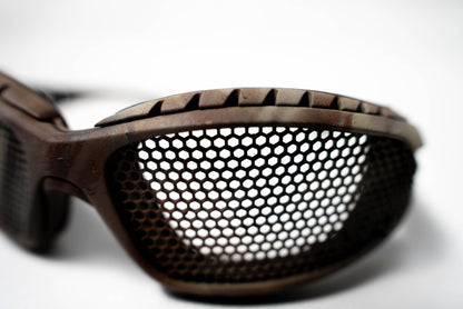 Nudas  Mesh Goggles - Brown