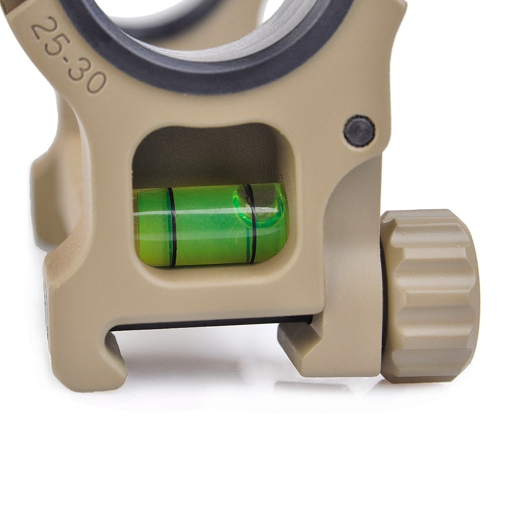 Bague M10 QD-L 1 pouce à 30 mm avec niveau à bulle 