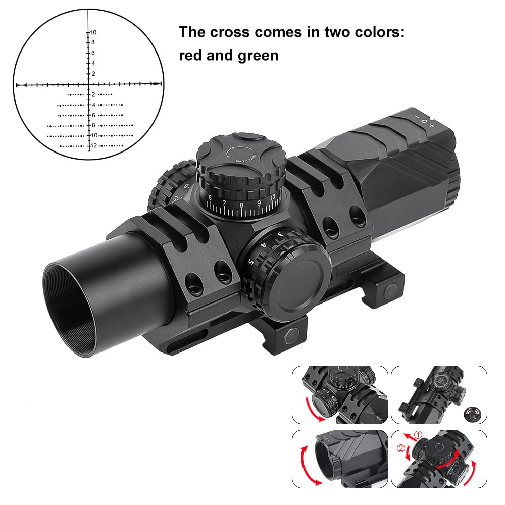 3x25 Scope Red/Green Dot - Black