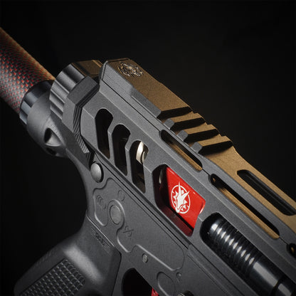 Heretic Labs Article III - Red Carbon Fiber