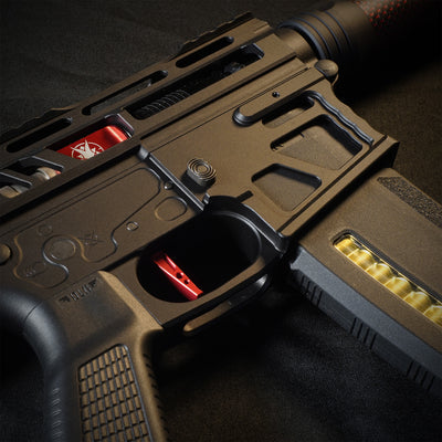 Heretic Labs Article III - Red Carbon Fiber