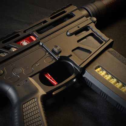 Heretic Labs Article III - Red Carbon Fiber