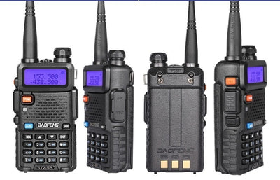 UV5R Professionelles Zwei-Wege-Funkgerät Schwarz