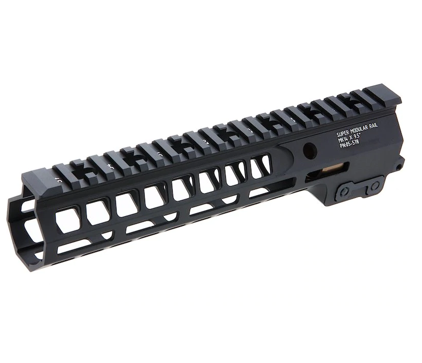 Rail MK14 M-Lok 9,5 pouces - Noir - Version avec marquage complet