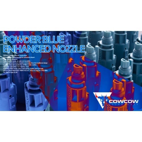 Buse de chargement améliorée bleu poudre
