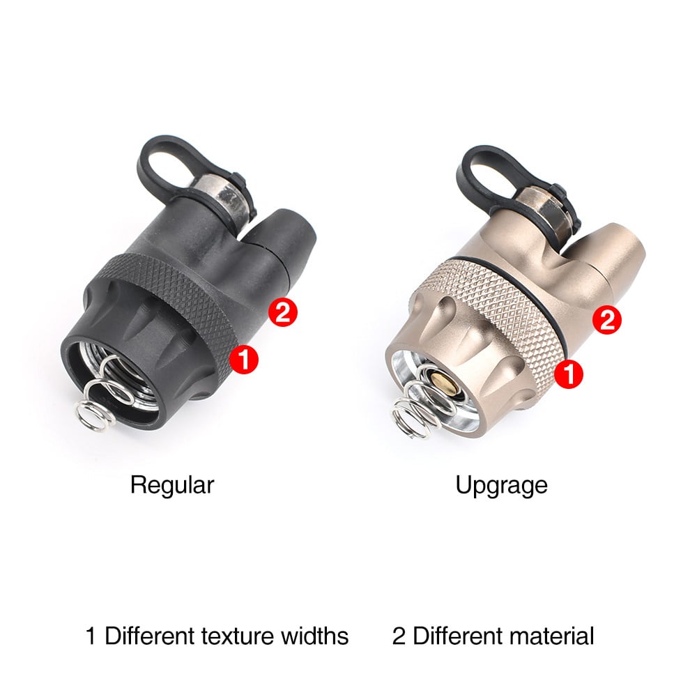 Interrupteur de lampe tactique DS07 pour M300 et M600 – Terre foncée (aluminium)