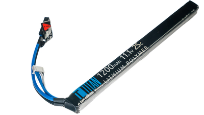LiPo 1200mAh 11.1v 25C AK Style Stick Tamiya