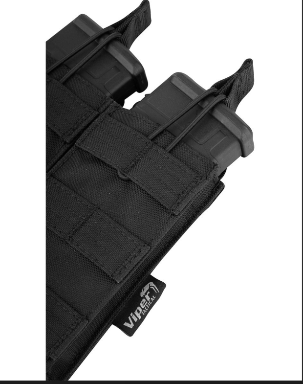 Quick Release Double Mag Pouch – Black