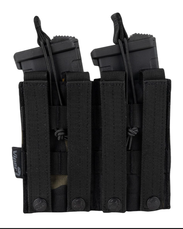 Quick Release Double Mag Pouch – VCAM Black