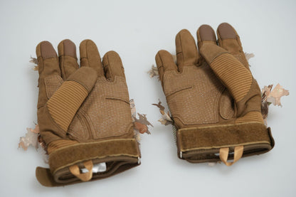 Gants Ghillie artisanaux en chêne marron - L