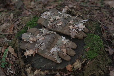 Crafted Ghillie Gloves Brown Oak - M