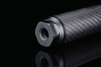 Carbon dummy suppressor, XL, 14mm CCW