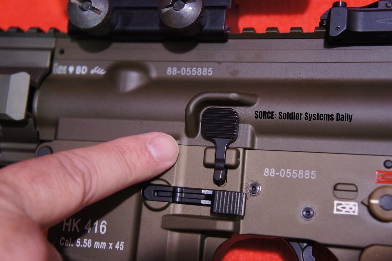 HK416A5 Ambi Mag Release for MWS / MTR