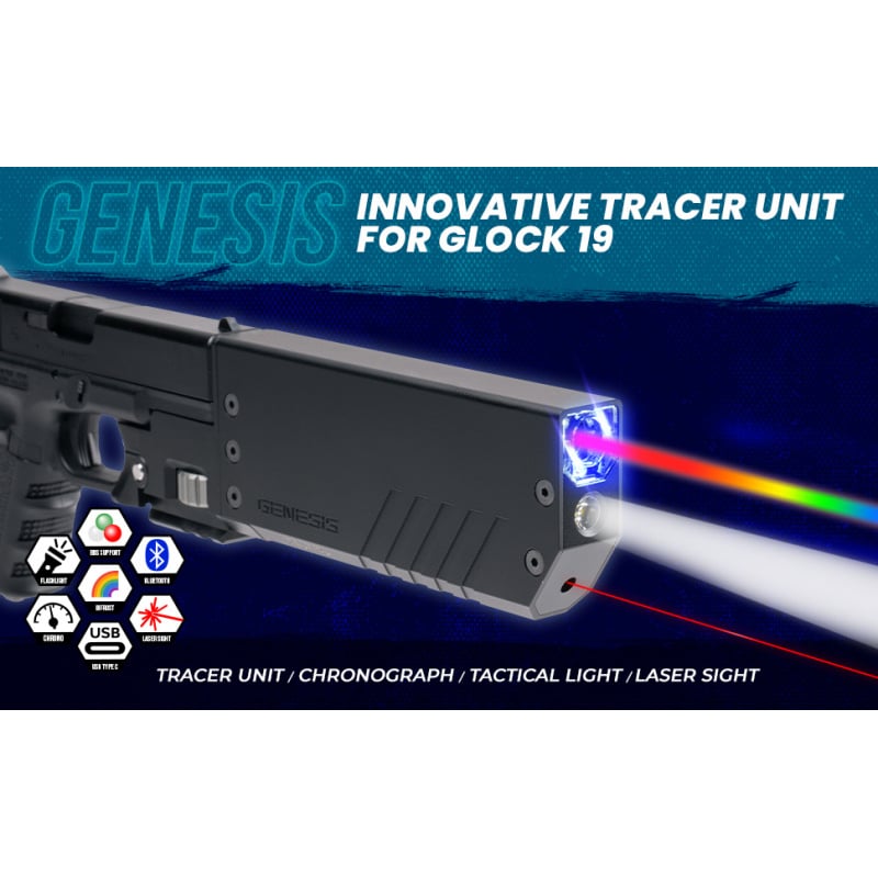 Genesis Bifrost Tracer Unit (Kompakt) für G19 - Schwarz