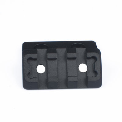 Offset Picatinny Rail Mount Black M-LOK / KeyMod