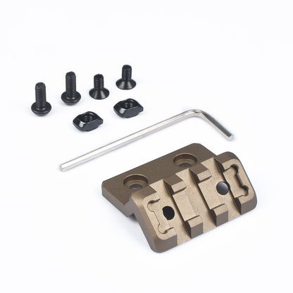 Offset Picatinny Rail Mount Dark Earth M-LOK / KeyMod